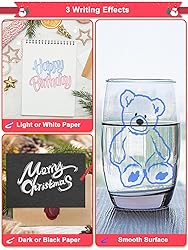 Outline Shimmer Markers, 28 Glitter Metallic Gel