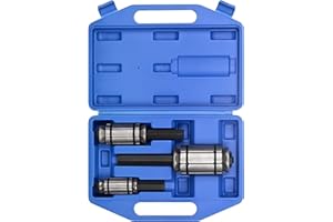 PHATRIP 3Pcs Exhaust Pipe Expander Set 1-1/8" to 3-1/2", Tail Pipe Expander Tool Set, Muffler Pipe Expander Set with Case Compatible with Most Vehicles and Trucks