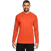 Team 365 Men's Zone Performance Long-Sleeve T-Shirt XS SPORT ORANGE