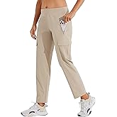 Willit Women's Golf Pants with Pockets Athletic Quick Dry Pants Lightweight Cargo Travel Water Resistant
