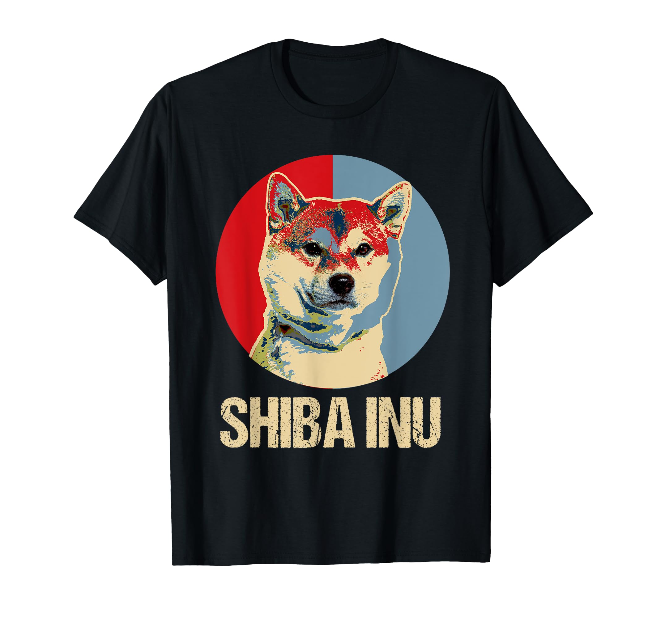 Great Shiba Inu Retro Motif Japan Dogecoin Dog T-Shirt