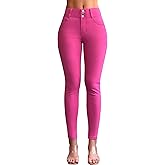 roswear Women’s High Waisted Stretchy Skinny Curvy Jeans Tummy Control Jeggings