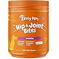 Zesty Paws Hip and Joint Supplement for Dogs - Glucosamine for Dog Joint Supplement - with Chondroitin, MSM, Vitamins C and E for Dog Joint Relief - Mobility Bites Duck – 250 Count