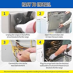DG47-00058A Oven Heater Sheath-Gril Compatible with
