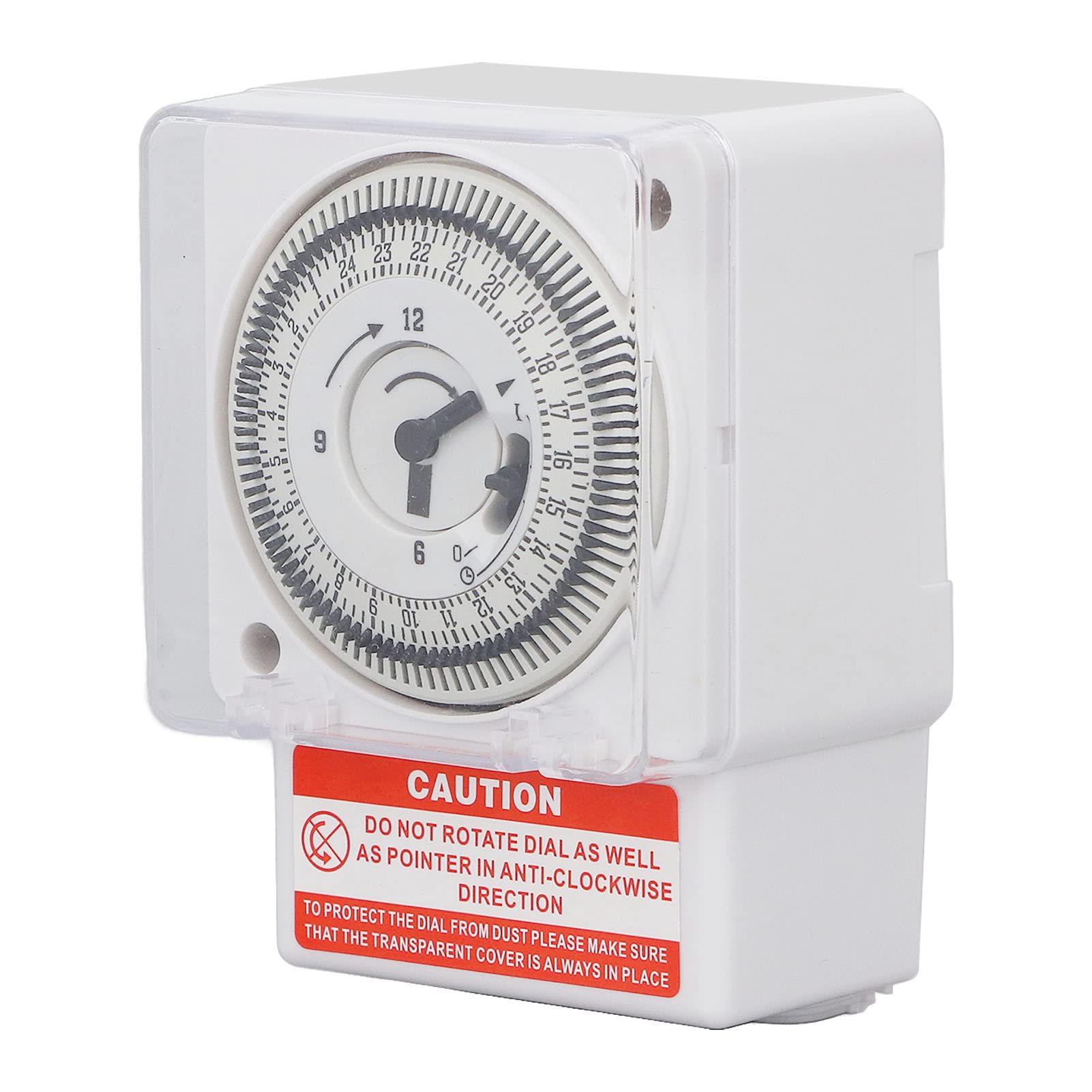 24 Hour Mechanical Timer, Mechanical Time Switch, 24 Hour Cycle, 15 Minute Interval Clock Type, Industrial Timer, Timing Switch