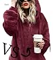 Pulli Damen, Hoodie Damen Kapuzenpullover Oversize  Produktbild-Vorschau 2