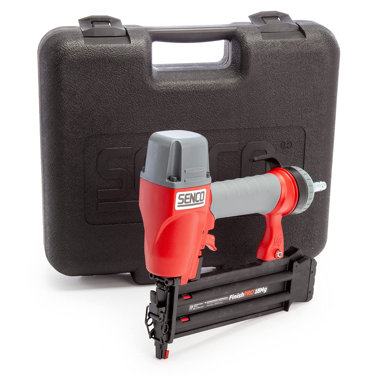 Senco 1U2025N FINISHPRO18MG-AX Pneumatic Brad Finishing Nailer 1.2mm 16 to 50mm Capacity