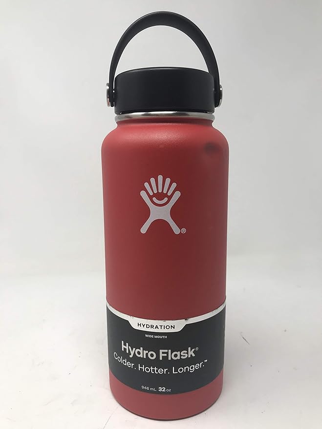 Hydro Flask botella de agua acero inoxidable boca ancha aislado vacío