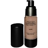 Mom's Secret 100% Natural Foundation, Organic, Vegan, Aloe Based, Natural Sun Protection, Gluten Free, Cruelty Free, Made in the USA, 1FL Oz. (Nude)