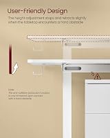 VASAGLE Electric Standing Desk 60x120cm 72-120cm 4 Memory Heights view 6