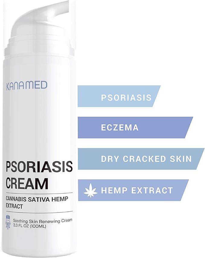 Kanamed Hemp Psoriasis Cream I Organic Medicated Psoriasis