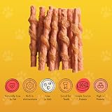 PET MUNCHIES Chicken with Carrot Sticks Dog Treats 8 x 80g Low Fat Dental Chews view 3