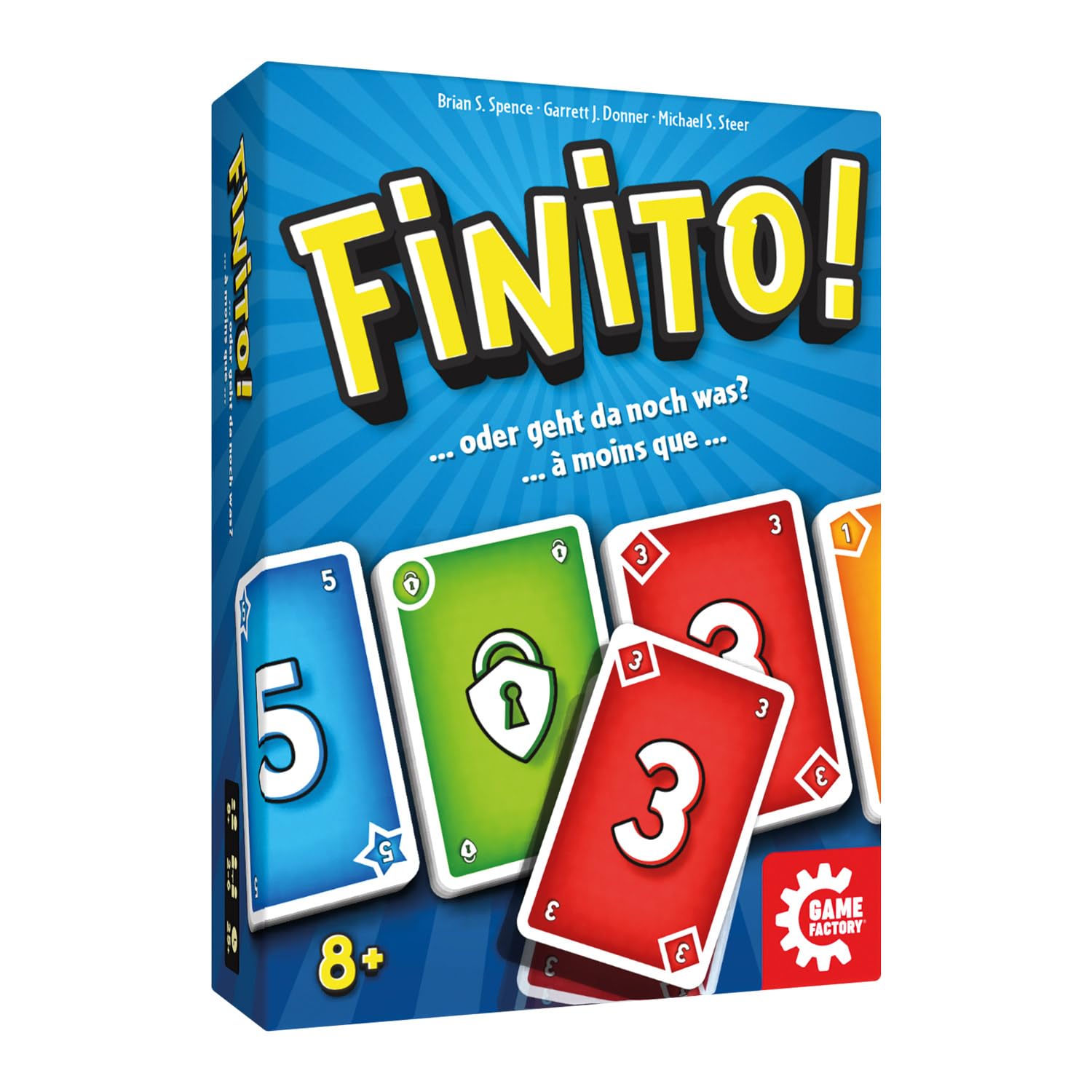 Game Factory 646090 Finito, Gripping Card Game for 2-6 Players, Quick Discard Game for Adults and Children from 8 Years, Family Game