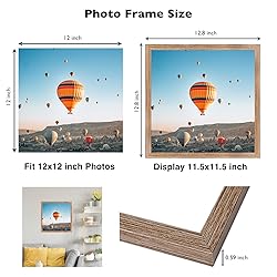 JCJMY 12x12 inch Picture Frame, Horizontal and