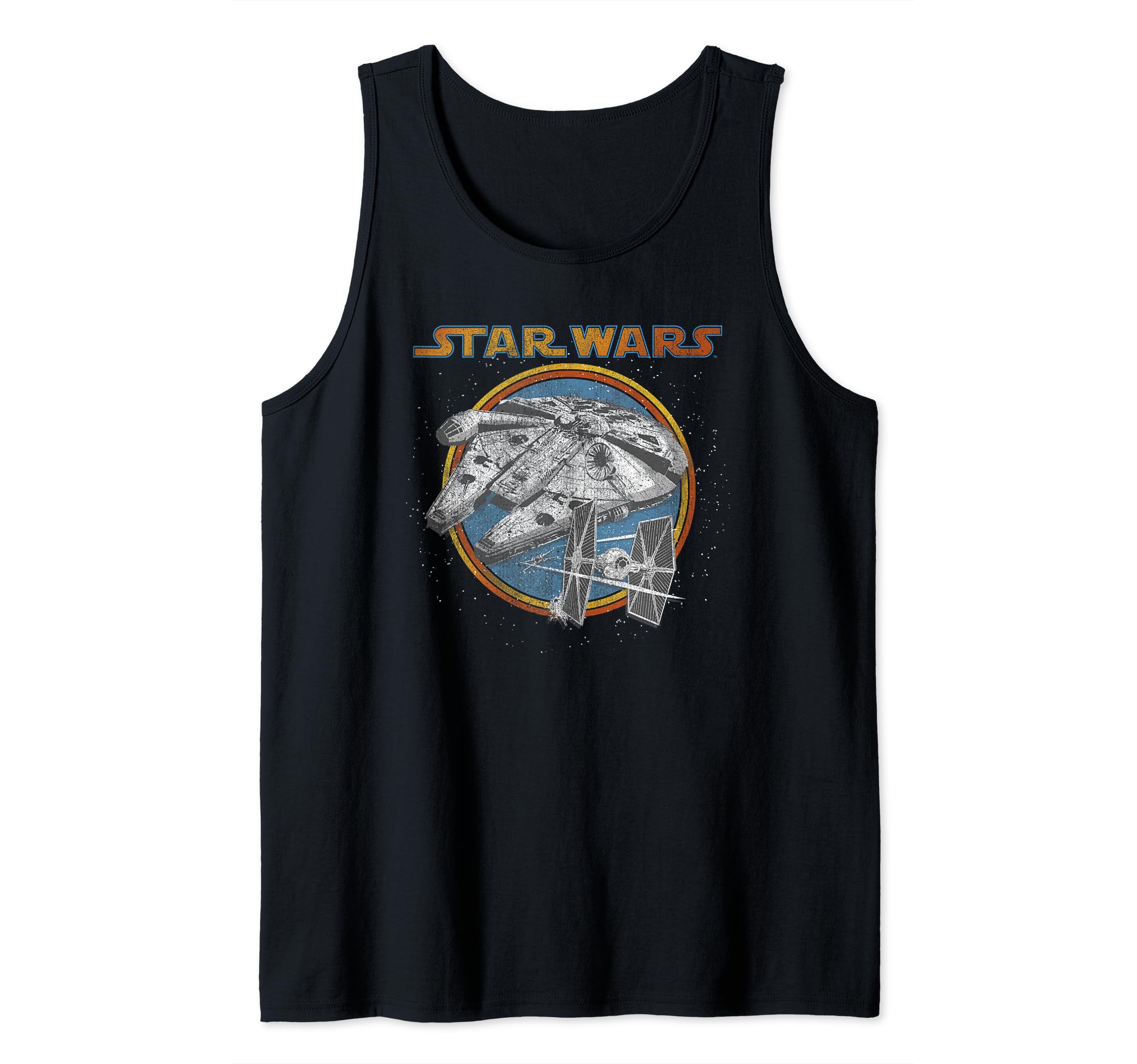 Star Wars Falcon and TIE Fighters Tank Top