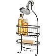 iDesign 61971 York Lyra Hanging Shower Organizer - 10" x 4" x 22", Bronze