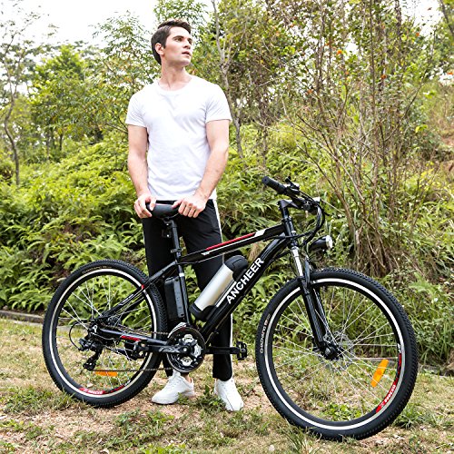 inch frame bike electric 14 8AH 36V, Removable with Electric Bike Mountain ANCHEER