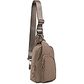 ODODOS Daily Sling Bag with Adjustable Straps Crossbody Chest Bag Lightweight Small Backpack for Casual Traveling Hiking