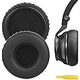 Geekria QuickFit Replacement Pads for JBL Synchros S400BT Headphones - Ear Cushions, Headset Earpads, Cups Cover Repair Parts (Black)