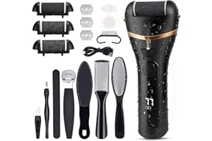 Electric Callus Remover for Feet, 3 Speed Electric Foot File, Pedicure Kit for Foot Callus Remover and Dead Skin, Electric Pe