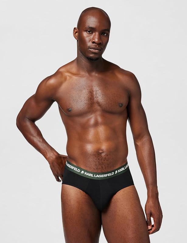 Herren Logo Brief Colorband (3 Pack) Wald/Dill/Mittelalter M