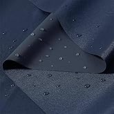 Waterproof Fabric by the Yard, 600D Nylon Fabric, 59" Wide, 1 Yard | Sturdy and Shape-Retaining, Easy to Cut and Sew, Navy Blue Outdoor Fabric for Outdoor Upholstery and Awnings