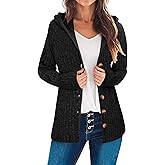 Bosmeer Cardigan Sweaters for Women Button Essentials Hoodies Long Sleeve Tops Business Casual Outfits Fashion Clothes 2025