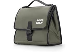 ROCKBROS Adjustable 4L-7L Bike Bag for Brompton Folding Bike, Insulated Lunch Bag Waterproof Front Storage Crossbody Bag