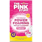 Stardrops The Pink Stuff Miracle Foaming Toilet Powder, 7 Oz | 2 Treatments - Self Activating Pink Formula