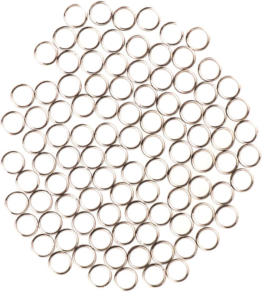 MagiDeal 100 Stück Silber Metall Ringe Schaftringe O-Ringe Schutzringe für Dart