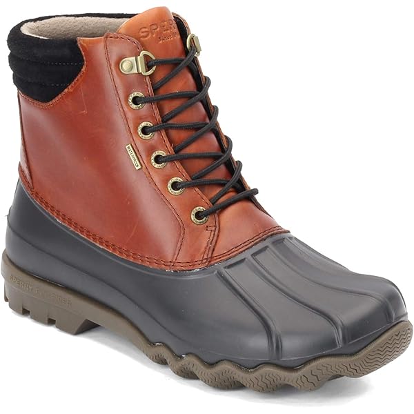 sperry men's wool duck boot