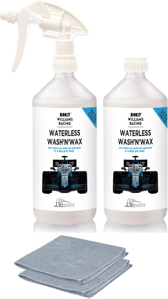 Ultimotive Rokit Williams Racing Waterless Wash and Wax Car Cleaning