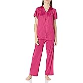 Exquisite Form 90107 Women's Nylon Tricot Short Sleeve Matching Pajama Set