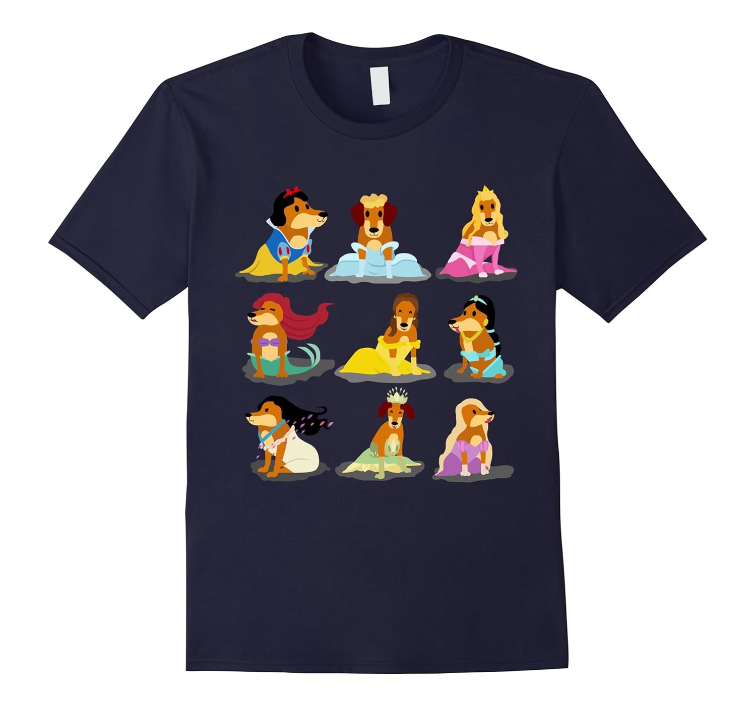 Dachsshund princess tshirt-ANZ