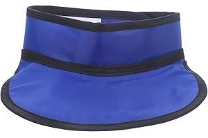VILLCASE Thyroid Shield Collar Cover, Xray Protective Thyroid Shield Cover Protector Radia-Tion Protection Collar Hospital Supplies Rubber Cap, Blue