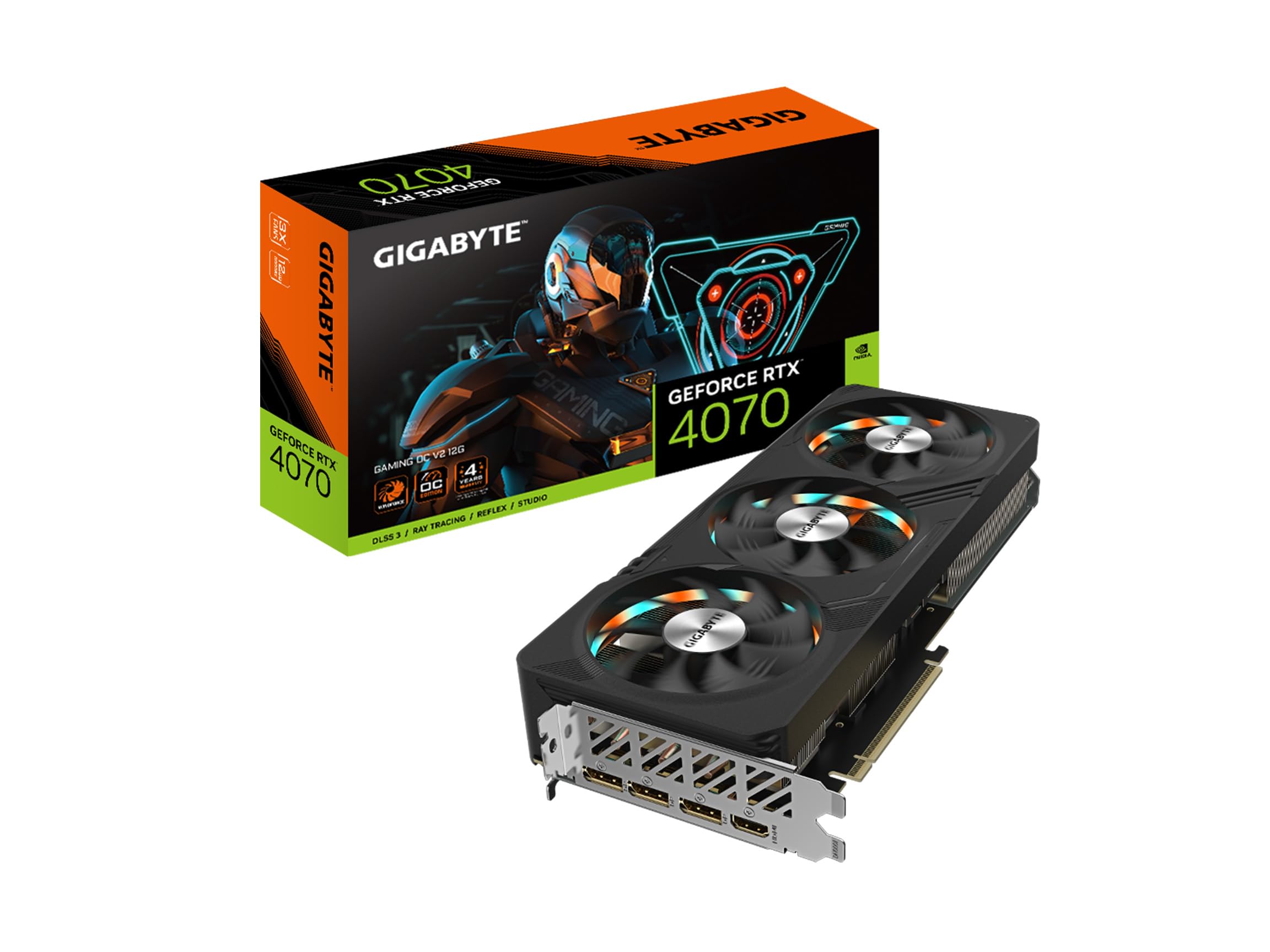 GIGABYTE GeForce RTX 4070 Gaming OC V2 12G Graphics