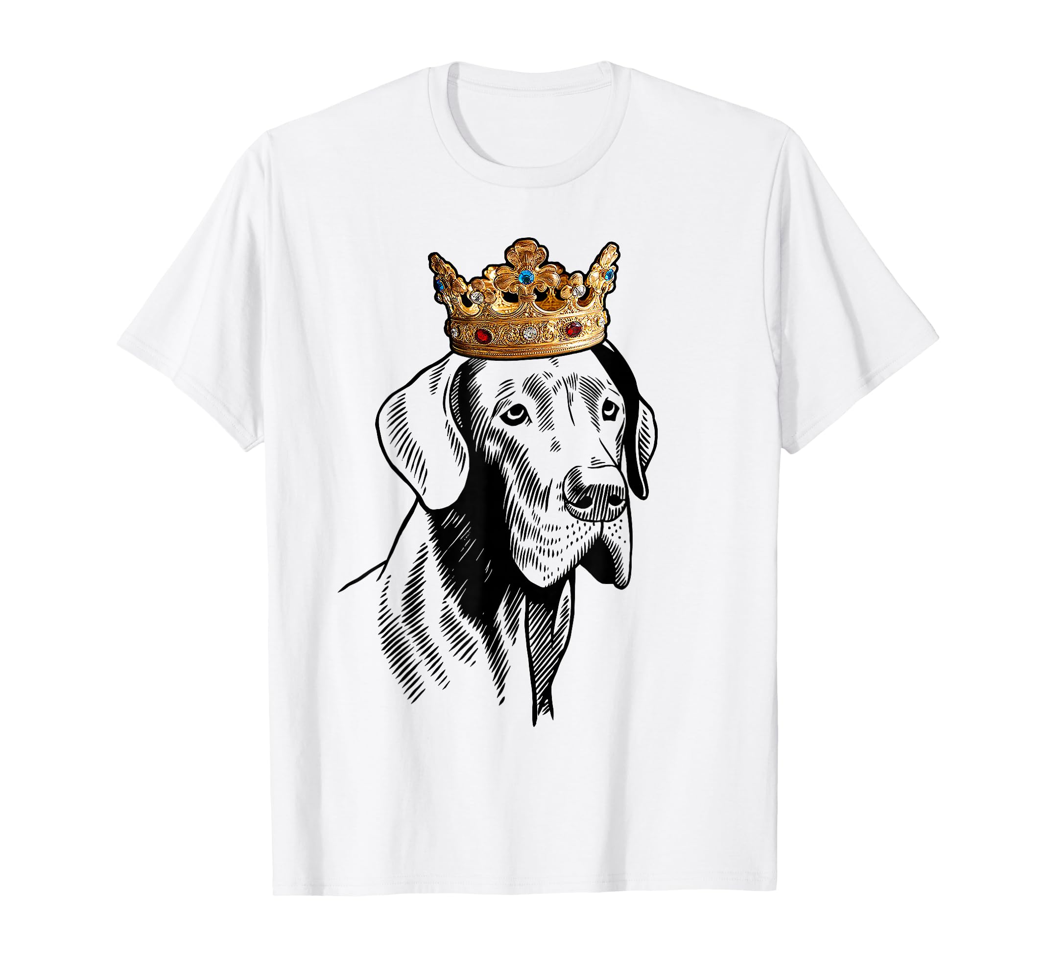 Great Dane Dog Wearing Crown T-Shirt