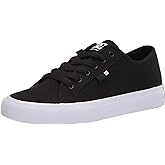 DC mens Manual Skate Shoe, Black/White, 9 US