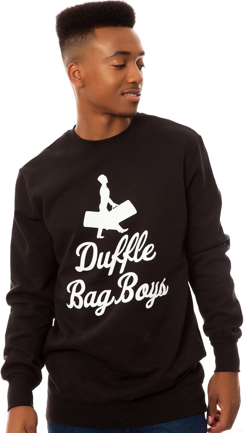Crooks and Castles Men's Duffle Bag Boys Crewneck Sweatshirt: Clothing