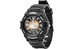 Awaiymi Talking Watches for The Blind with Analog & Digital Display, Sport Talking Watch with Voice Time Announcement and Snooze Alarm for Visually Impaired and Seniors