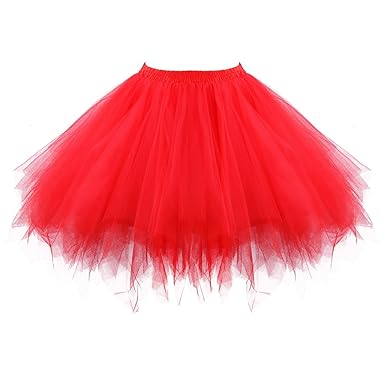 Honeystore Damen's Tutu Unterkleid Rock Abschlussball Abend Gelegenheit Zubehör