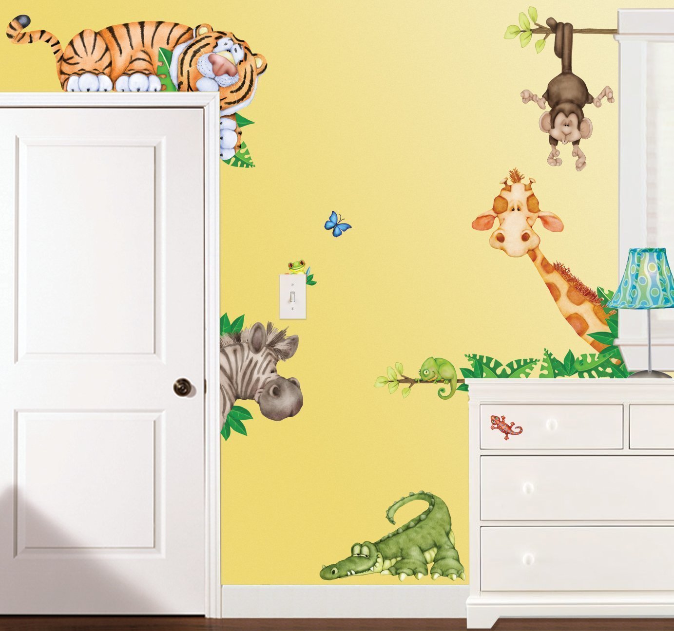 Buy In The Jungle Wildlife Animal Stickers Wall Decals Children Bedroom Decor Online at Low