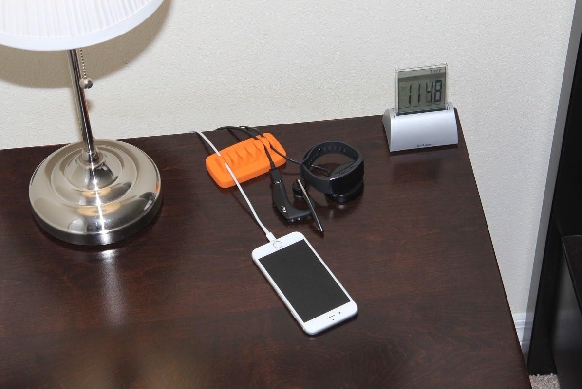 Heaviest Cable Organiser on the Market! Compact and Weighted Desktop Cord Holder and Cable Organiser, Eco-Friendly Silicone - Image 4