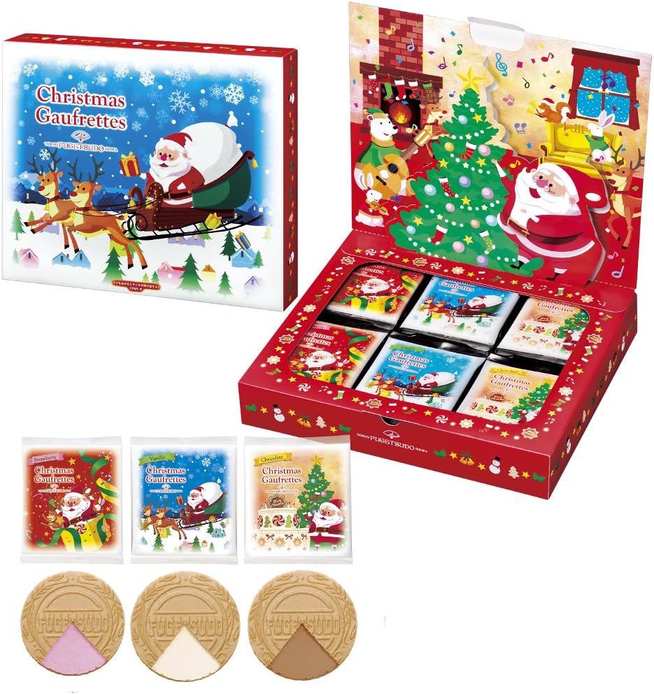 東京風月堂 クリスマスゴーフレット ビスケット クッキー