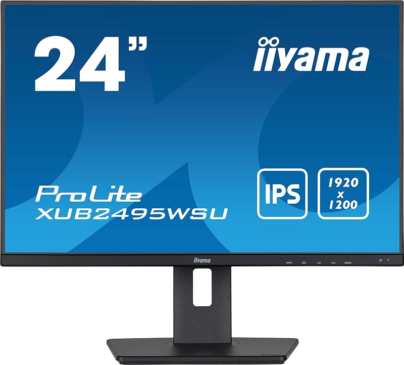 iiyama -B5 24 Inch IPS LCD 1920x1200 WUXGA 5ms Full HD Monitor HA