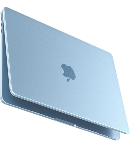 Amazon.com: KEROM SkyBlue Case for MacBook Air 15 inch 2026 M5