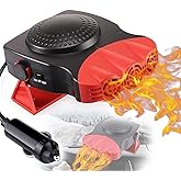 Car Heater Red Portable Car Heater Plug in Car Heater 12v Car Heater Car Defroster Heater Car Demister
