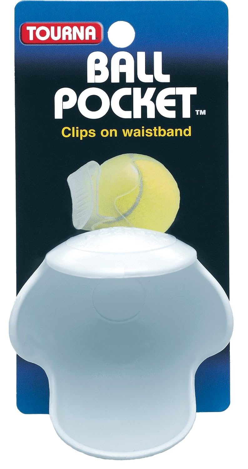 Buy Tourna Ball Pocket Tennis Ball Waist Clip HolderWhite Online at