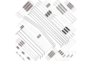 Eyoloty 54Pcs Replacement Throttle Springs Assortment Throttle Springs Parts Throttle Return Springs Linkage Kit Speed Contro