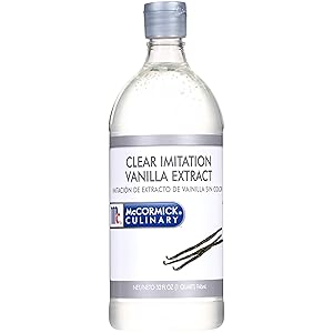 McCormick Culinary Clear Imitation Vanilla Extract, 32 fl oz